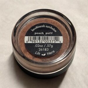 BAREMINERALS ID Eye Shadow PEACH PUFF 26183 Loose Powder .02oz .57g NEW No Seal